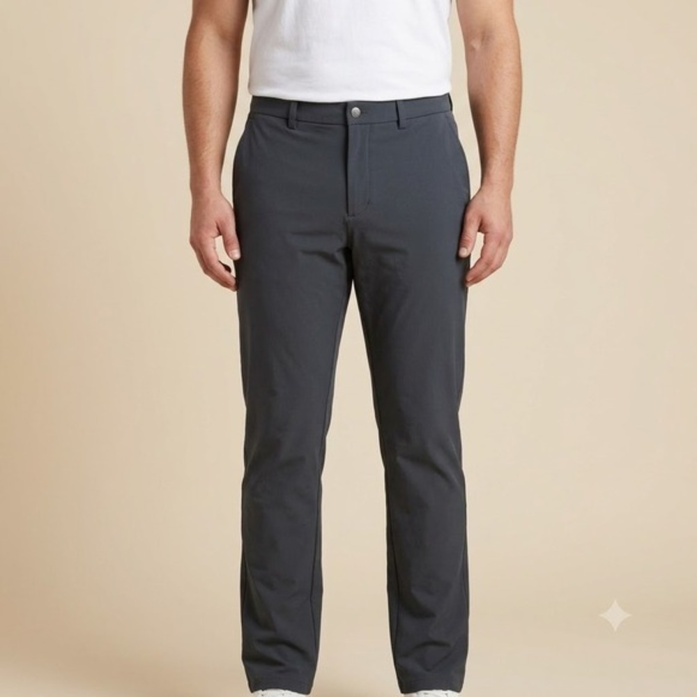 Ballin Performance Pants Mens 33 Dark Gray Stretch Golf Trouser